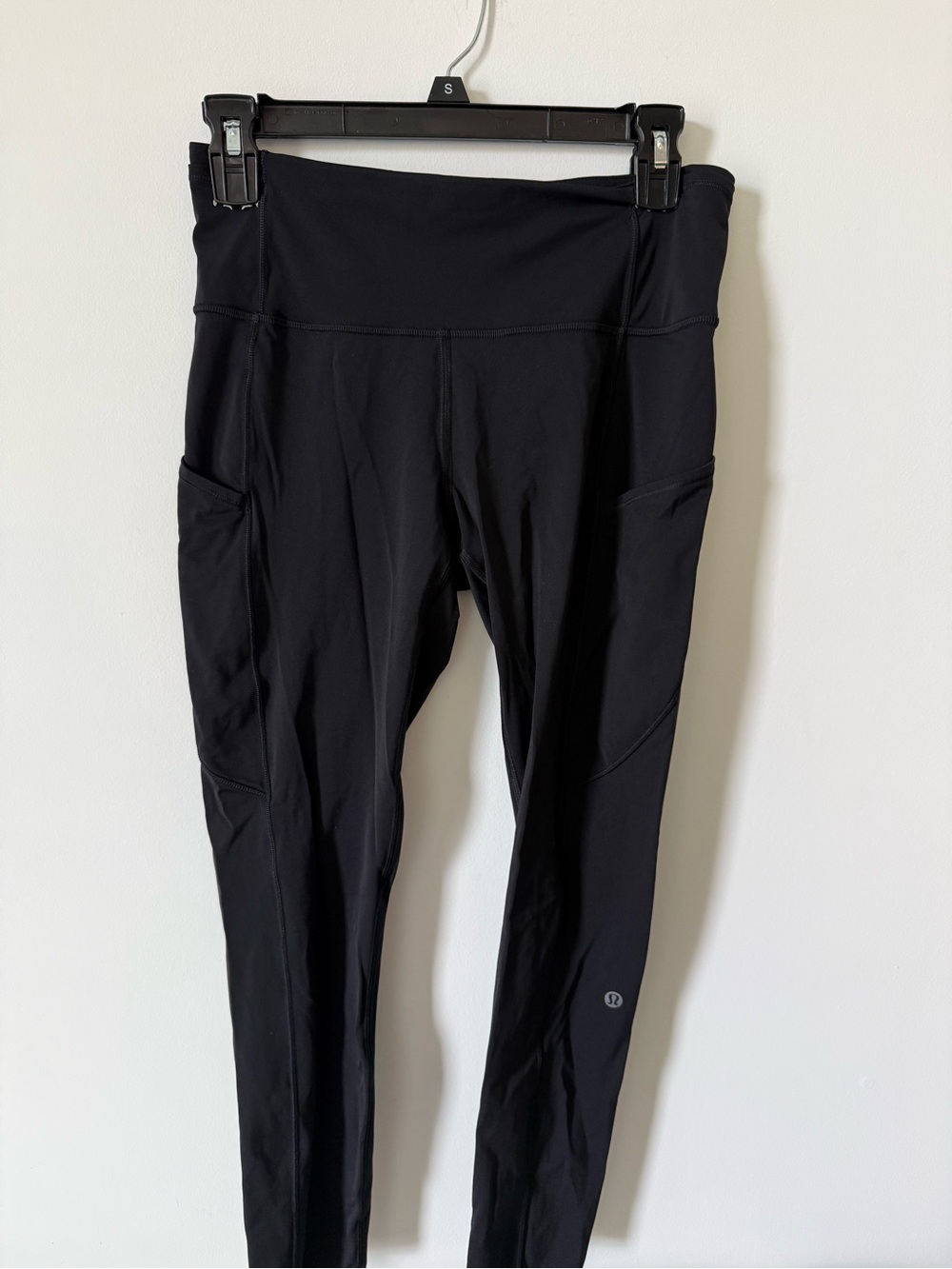 lululemon athletica Black High-Rise Leggings with Side Pockets
